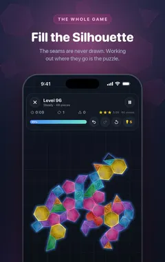 פאזל פסיפס שהושלם ב־Magnetic Blocks