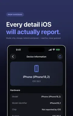 Secret Codes 设备信息页面
