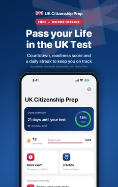 UK Test Prep 首页，显示备考就绪分数和学习模式